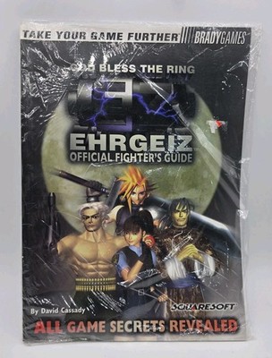Ehrgeiz: God Bless The Ring Official Strategy Guide BradyGames New Rare