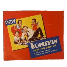 1948 Kopeefun Magic Copy Paper Kit Complete Kit