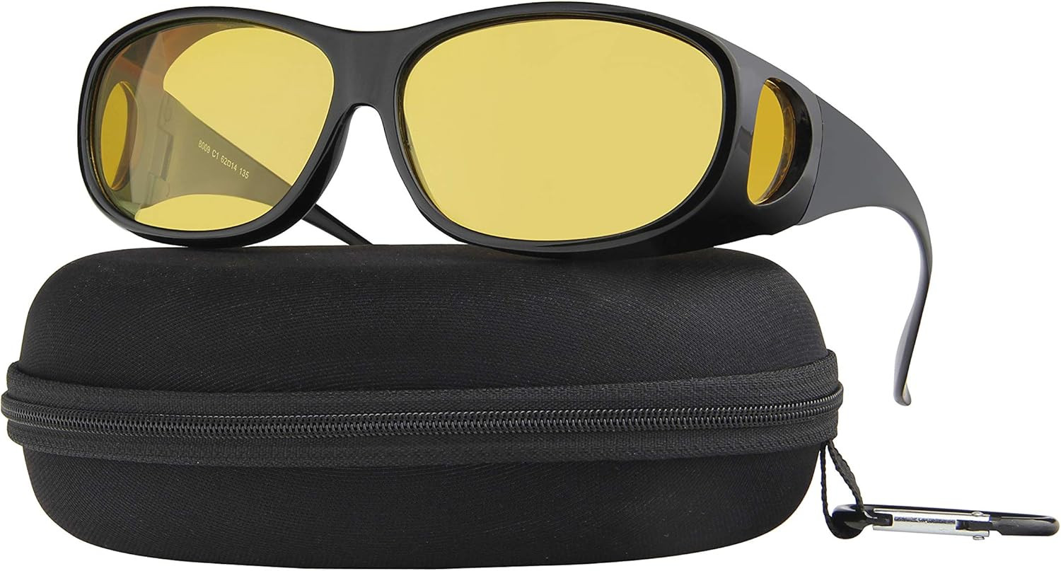 Glasses For Men - Drive Bright Anti-glare Polarized Night Dr