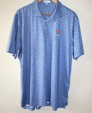 Polo Peter Millar Verano Confort Velocímetro Azul Roble Logo L