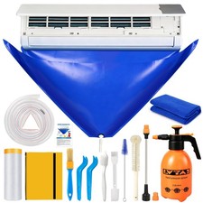 Mini Split Cleaning Kit Bag with 2L High Pressure Sprayer, 13Pcs Professional...