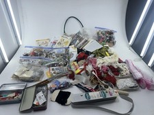 Assorted Sewing Supplies Lot Buttons Fabric Embellishments More Sew Room Find