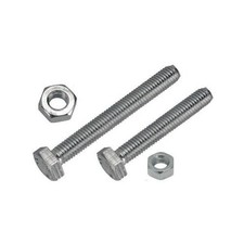 Image of Wot-Nots Set Screw & Nut - M10 X 40mm - Pack Of 2