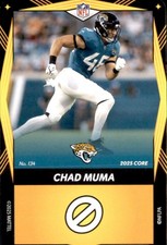 2025 Uno Elite Core Yellow - Chad Muma Jacksonville Jaguars #134