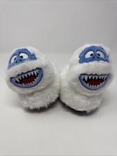 Rudolph The Red Nosed Reindeer "Bumble" Bioworld Yeti Christmas Slippers Kid  s 4