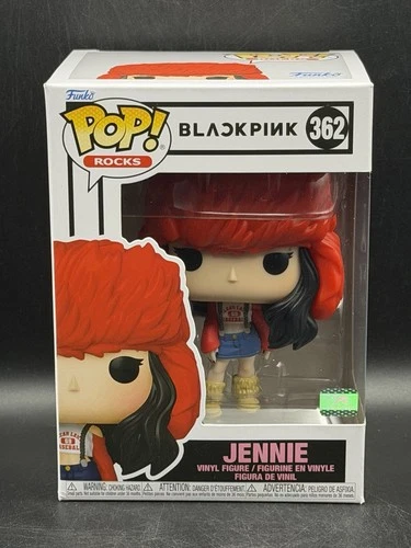 BLACKPINK JENNIE Shut Down Funko Pop Rocks #312 K-Pop W/ Protector