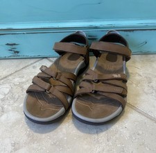 Teva Women  s Tirra Honey Brown Leather Sandals-NWOT USA size 10