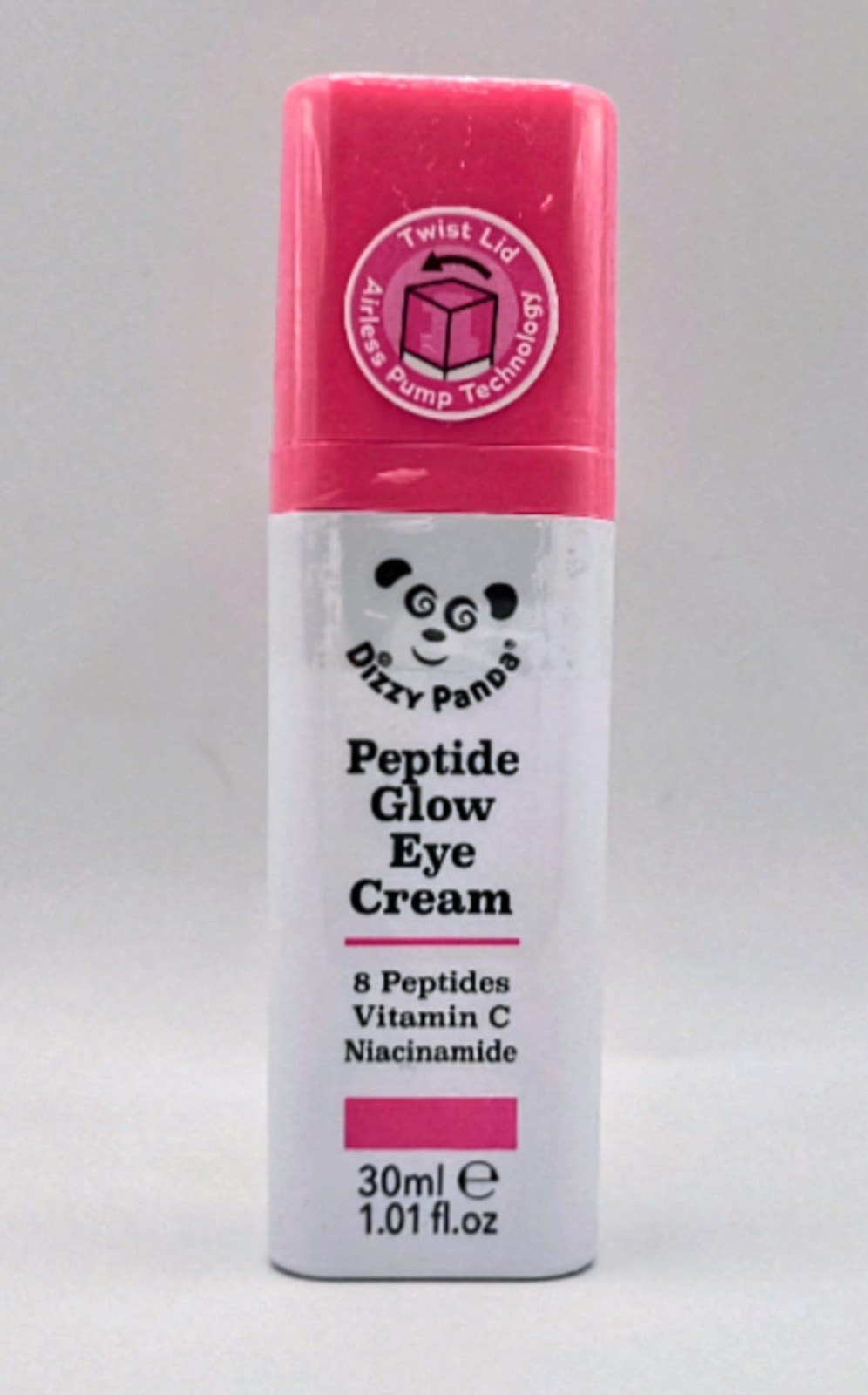 Dizzy Panda Peptide Glow Eye Cream 30ml, 8 Peptides + Vitamin C + Niacinamide