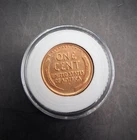 Lincoln Wheat Penny Cent BU Uncirculated - Brilliant Coin in Hard Case