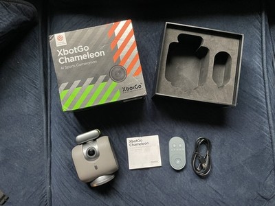 XbotGo Chameleon AI Sports Action Camera Gimbal Stabilizer, Lava Graphite