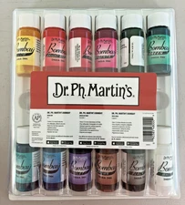 12 ct. Dr. PH Martin's Bombay Set 1 India Ink 1/2oz Each #800851