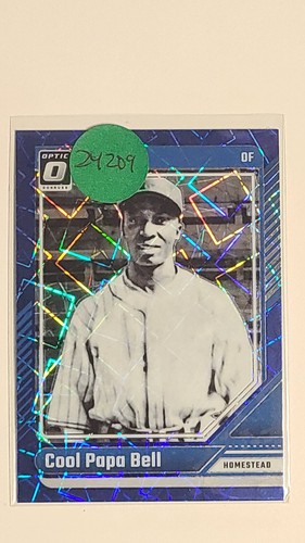 Cool Papa Bell [Blue Velocity Optic] #4 2024 Donruss card