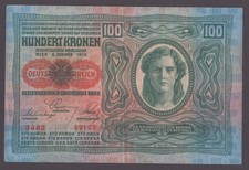 Austria/Austria; P. 56); 100 Crowns from 1919