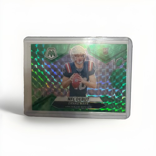 2024 Panini Mosaic - NFL Debut Drake Maye #273 Green Mosaic Prizm (RC)