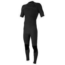 O'Neill Hyperfreak Wetsuit 2mm Chest Zip S/S Full body In Black Men's Size LT