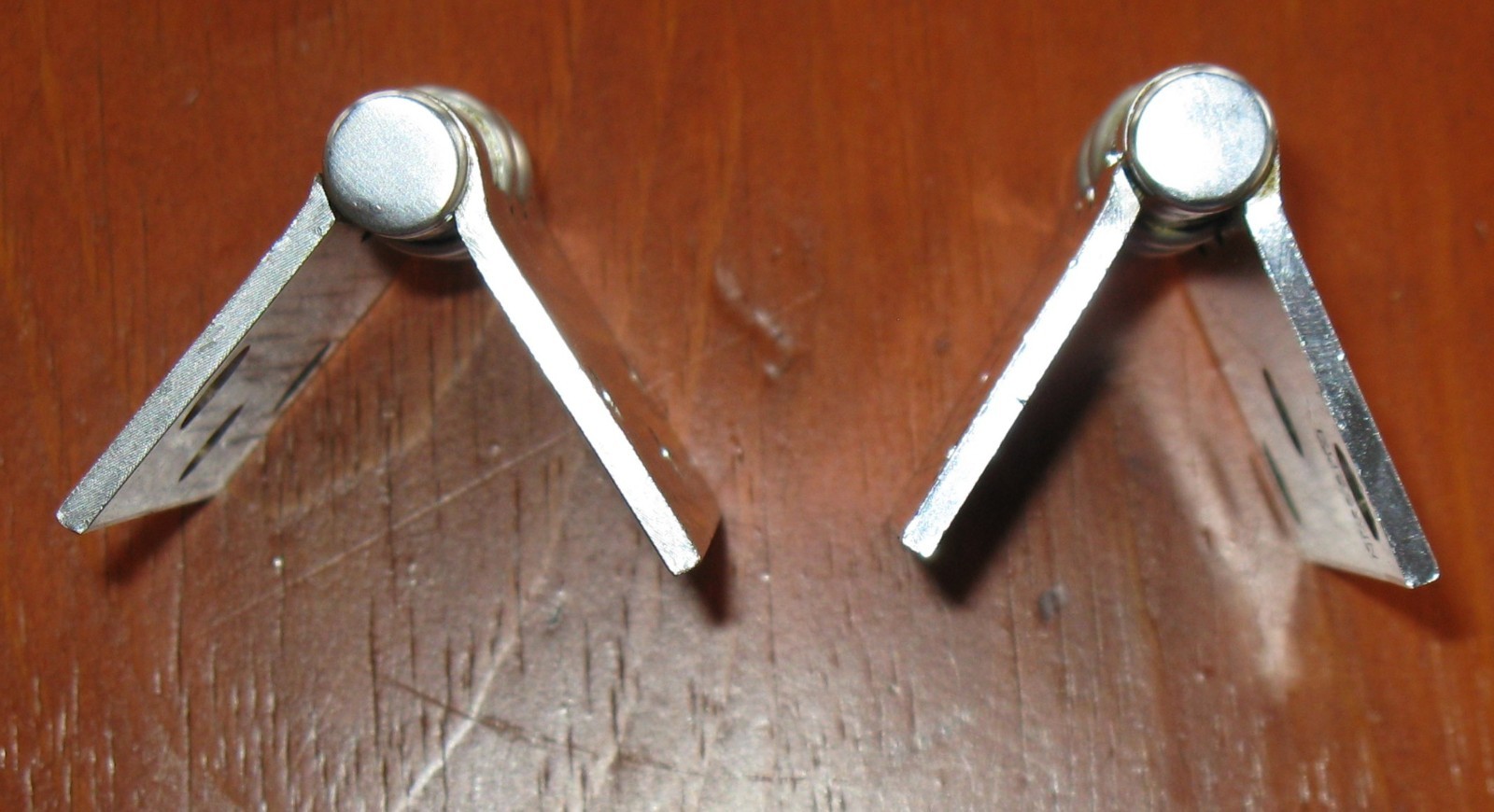 Russwin Door Butt Hinges 3 1/2 x 3 1/2  Ball Bearing Chrome Brass Pat. 8/28/23