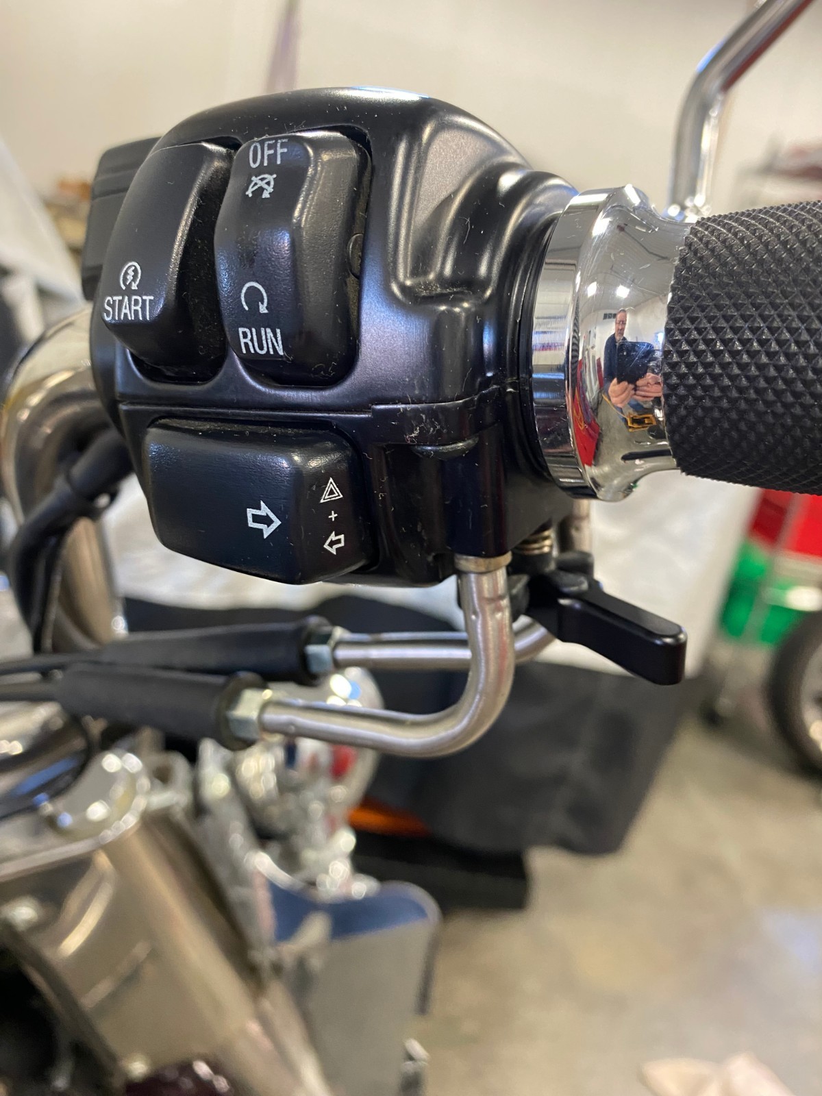 Cruise Control / Throttle Lock (Black )  for Harley Davidson Non touring models