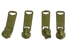 Lot of 4x Carhartt Zipper Pulls Gold YKK