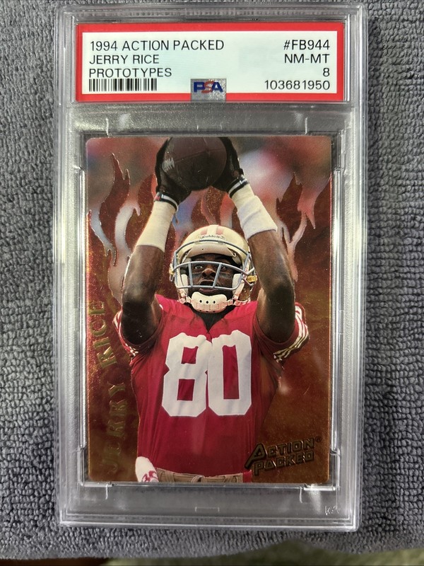1994 Action Packed - Prototypes Jerry Rice #FB944 PSA 8 GOAT