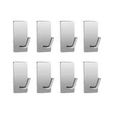 Water Resistant Adhesive Stainless Steel Hangers for Wall Mounting Bathroom