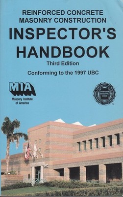 Reinforced Concrete Masonry Construction Inspector's Handbook