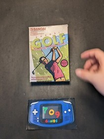 Bandai Golf: Challenge Pebble Beach (Nintendo, 1989) NES CIB COMPLETE 