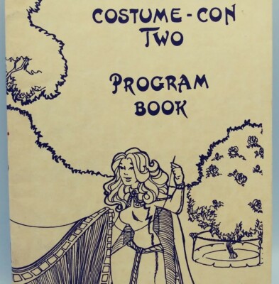 Vintage Costume Con Program Book 1984 California San Diego Retro