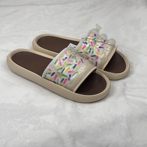 Sandalia informal Adidas Adilette Zplaash Sprinkles unisex sin cordones IE5767 M9/W10 - Imagen 1 de 6