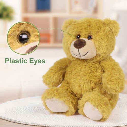 3PCS Teddy Bear Stuffed Animals Bulk 10'' Bear Plush Toy for Kids Christmas Gift - Picture 6 of 7