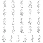 Rhinestone Alphabet Initial Letter A-Z Key Chain Key Ring Bag Charm Accessories