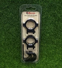 Burris Signature Zee Rings, 30mm High Scope Rings, Weaver, Matte Black - 420587