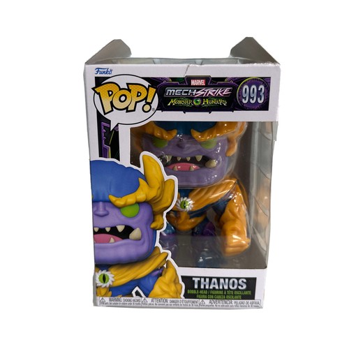 Funko Pop 993 Mech Strike Marvel Thanos (NEW, Box Top ripped off) Bobble-head