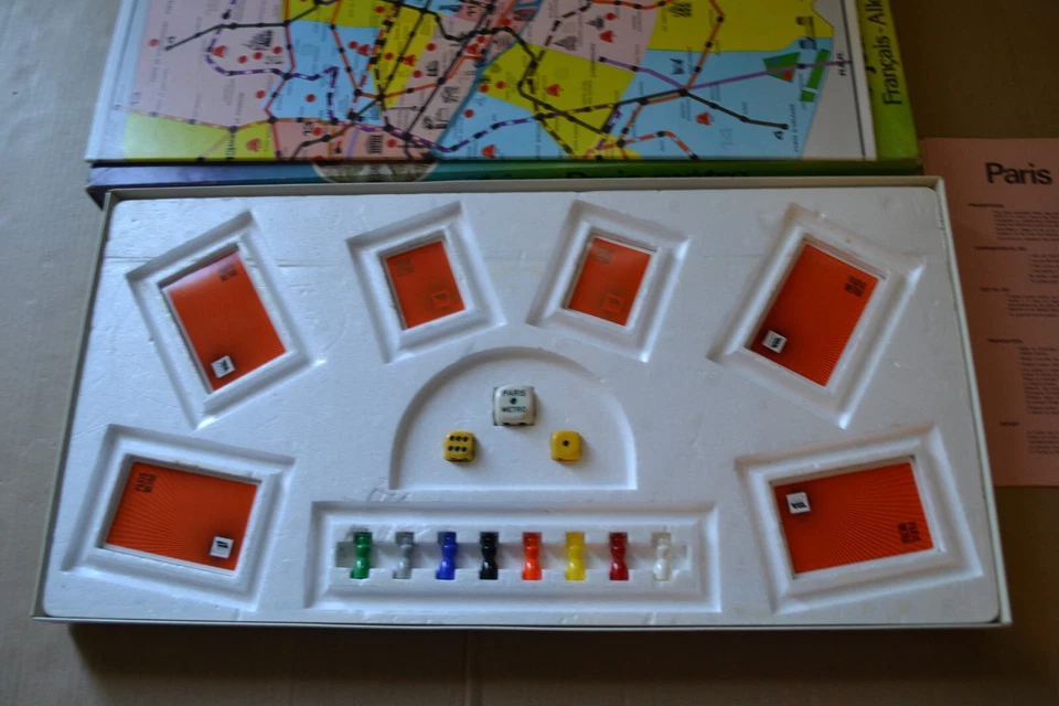 RARE ANCIEN JEU DE société PARIS METRO ( EDITION LAVAUZELLE ) 265A89J/58321 - Photo 4/4