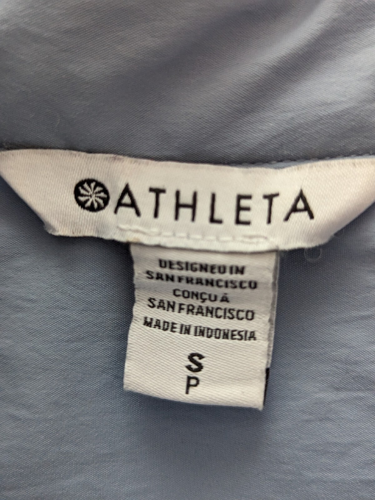Athleta Womens Performance Oversize Button Up Sz … - image 4