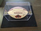 Vince Young Autographed University of Texas Longhorn Football with Display Cube