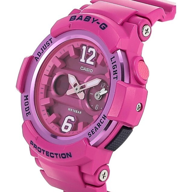 Casio Baby-G BGA-210-4B2 Pink Analog Digital Quartz Ladies Fashion