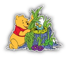Winnie The Pooh Cartoon Sticker Bumper Decal - ''SIZES''
