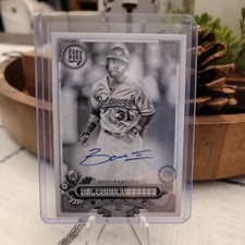 2022 Gypsy Queen Base Auto Black & White #GQA-CM Cedric Mullins /50 B&W SP!