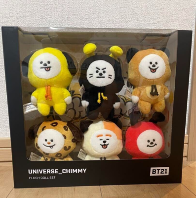 BT21 UNIVERSE chimmy PLUSH DOLL 6 Set Official Limited Editon BTS