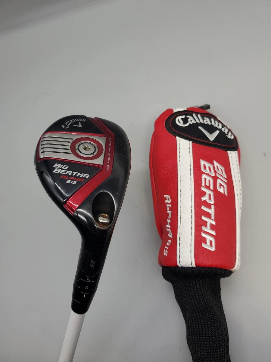 Callaway Big Bertha Alpha 815 4 Hybrid 23* Fujikura Speeder 865 Regular Mens RH