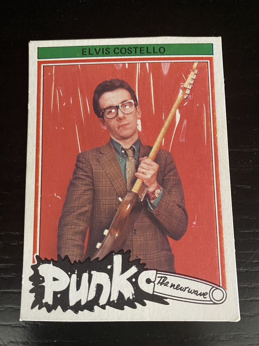 Elvis Costello Rookie Card 1977 Monty Gum Punk The New Wave Card