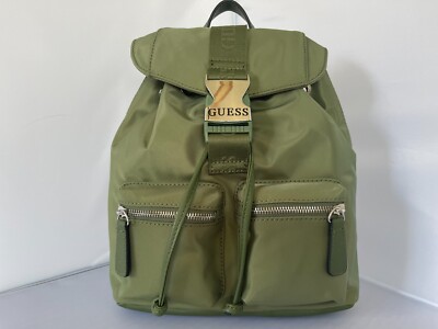 『TOU BAG Olive』 NWT GUESS ALPENA NYLON OLIVE BACKPACK TOTE NL851230 | eBay