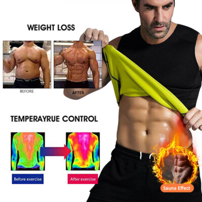 Hot Sweat Vest Neoprene Sauna Shirt Easy Workout Vest Sauna For Men Sweat Suits