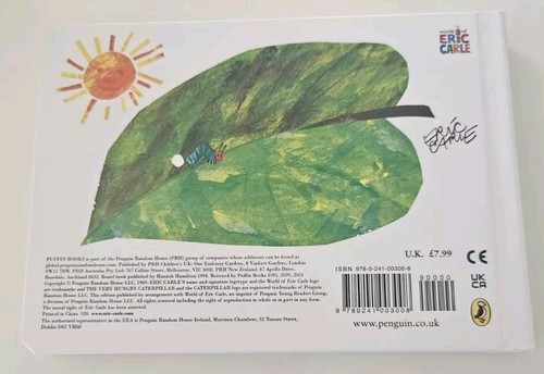 The Very Hungry Caterpillar Board Book By Eric Carle 2021 - Picture 2 of 2