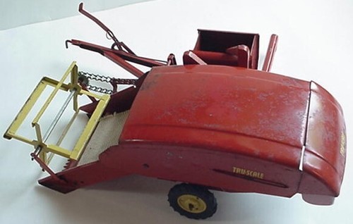Vintage Tru Scale Carter Farm Combine 1:16 Red Steel 1950s - Picture 19 of 19