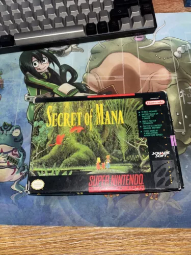 SNES Super Nintendo Secret Of Mana Box Cartridge (No Map and Manual)