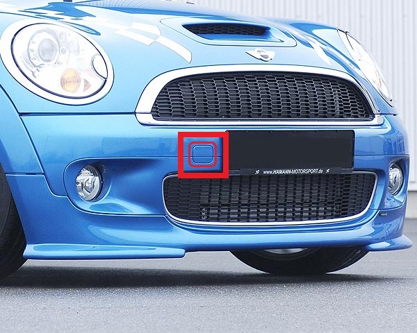 MINI NEW GENUINE COOPER S R55 R56 R57 FRONT TOW HOOK EYE COVER CAP