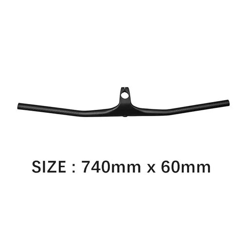 MTB Handlebar 235g Carbon integrated 28.6mm-22Degree For 700-740mm Stem 50-100mm - Photo 30/30