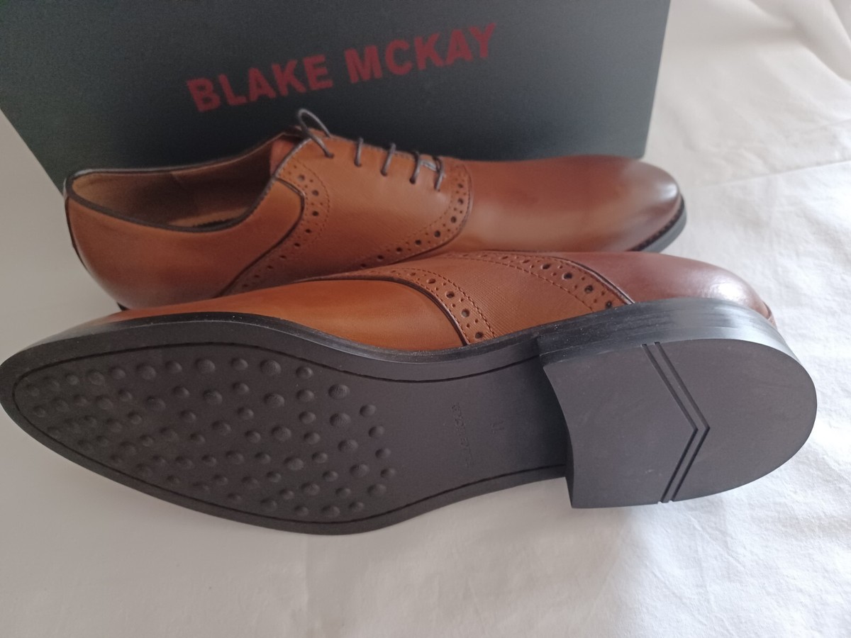 Men Blake Mckay Tan Dress Shoes Model M-Lewis Size 11 New 
