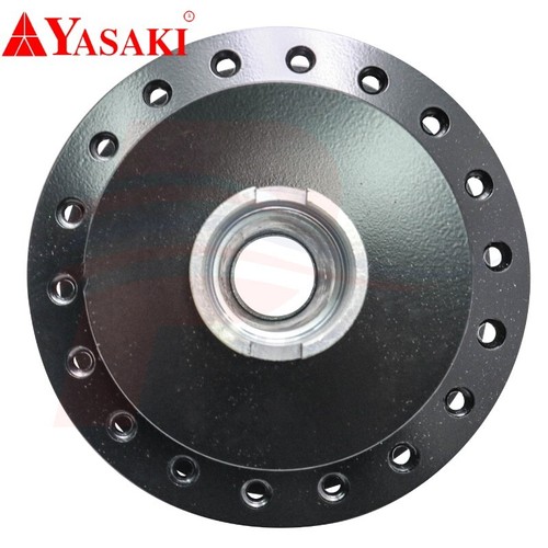 Front Wheel Hub For KAWASAKI KR-150 (5 Holes) Black - Picture 4 of 6